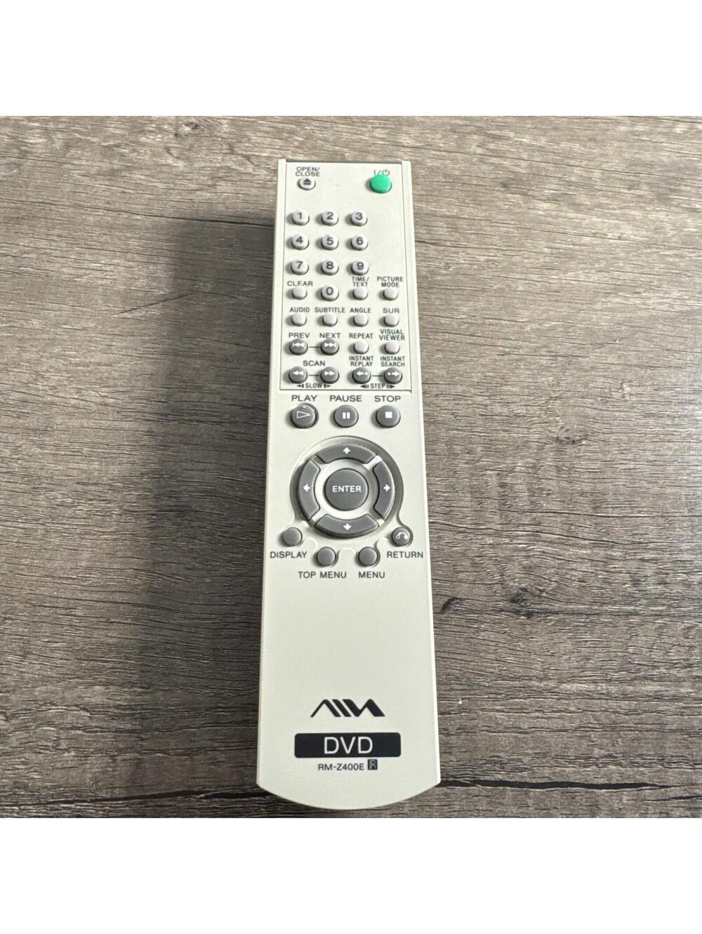GENUINE ORIGINAL AIWA RM-Z400E DVD PLAYER REMOTE CONTROL FOR XD-AX10 XDAX10